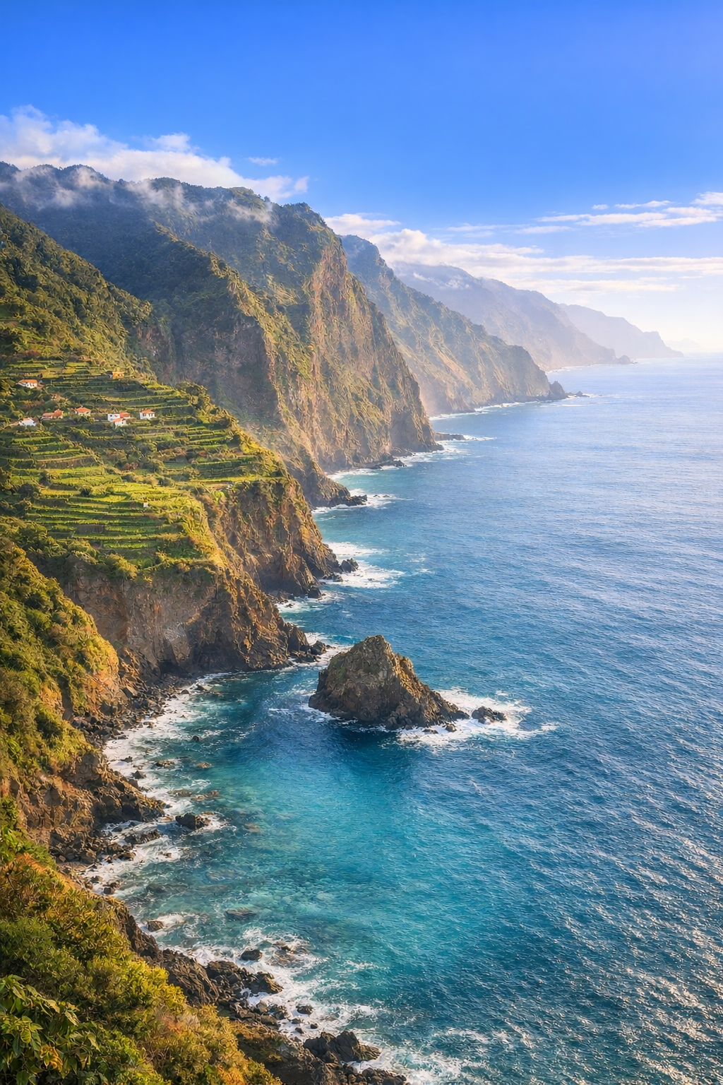 Madeira coastline and cliffs